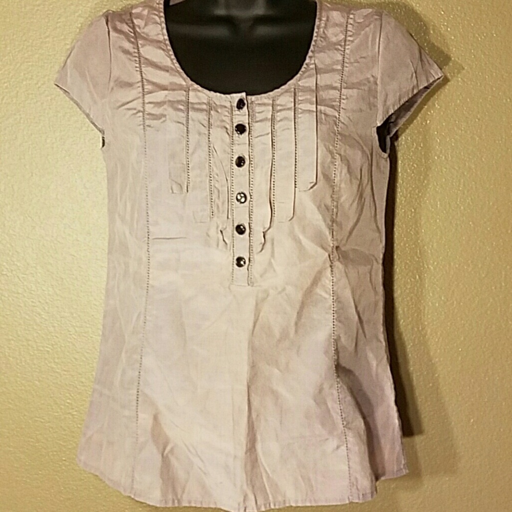 H&M quarter button up blouse size 4